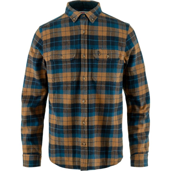 Fjällräven Singi Heavy Flannel Shirt M Trekkinghemd dunkelblau von Fjällräven