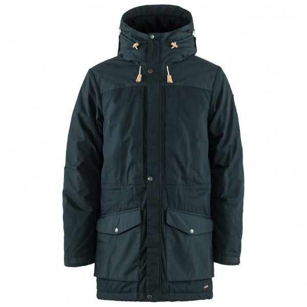 Fjällräven - Singi Wool Padded Parka - Mantel Gr S blau/schwarz von Fjällräven