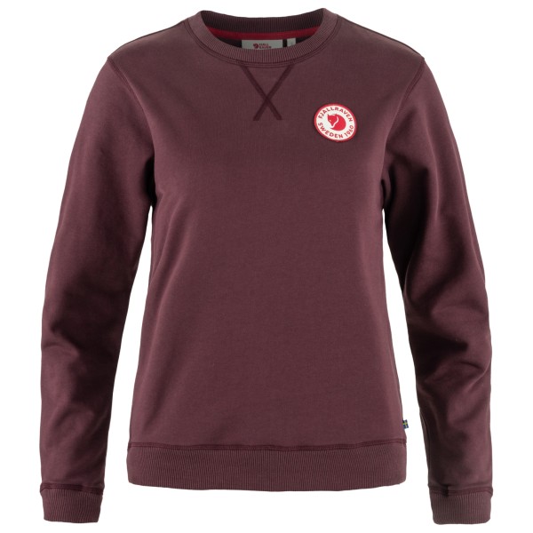 Fjällräven - Women's 1960 Logo Badge Sweater - Pullover Gr L lila von Fjällräven