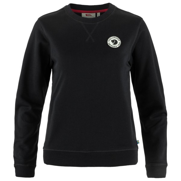 Fjällräven - Women's 1960 Logo Badge Sweater - Pullover Gr L schwarz von Fjällräven