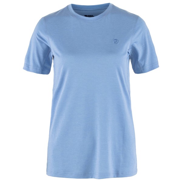 Fjällräven - Women's Abisko Day Hike S/S - Funktionsshirt Gr L blau von Fjällräven