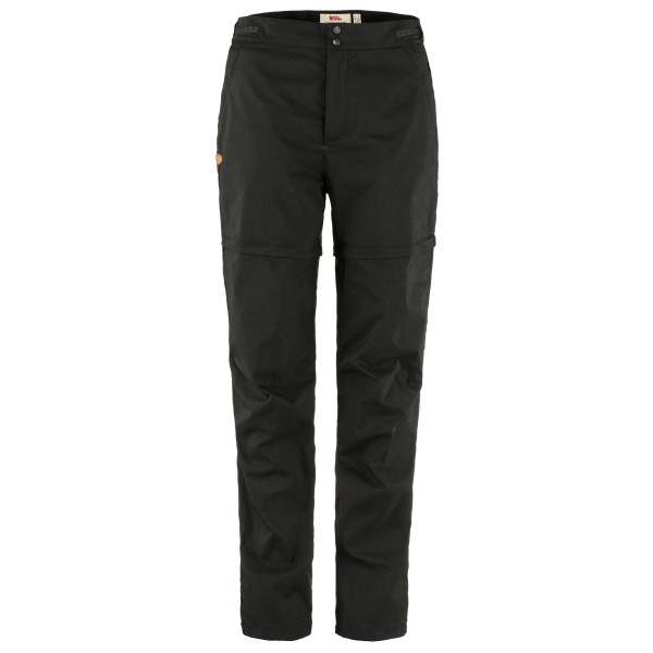 Fjällräven - Women's Abisko Hike Zip-Off Trousers - Zip-Off-Hose Gr 44 - Short schwarz von Fjällräven