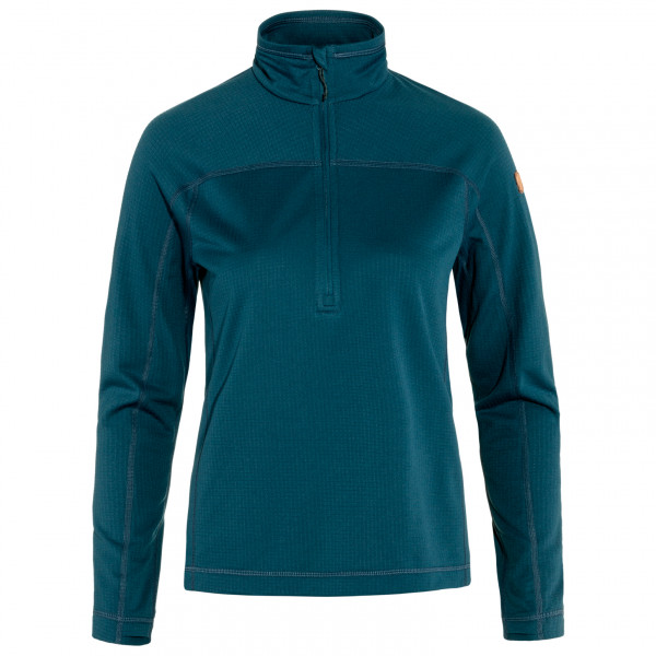 Fjällräven - Women's Abisko Lite Fleece Half Zip - Fleecepullover Gr L blau von Fjällräven