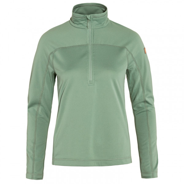 Fjällräven - Women's Abisko Lite Fleece Half Zip - Fleecepullover Gr L grün/türkis von Fjällräven