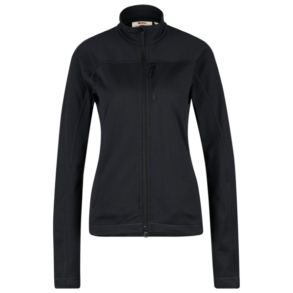 Fjällräven - Women's Abisko Lite Fleece Jacket - Fleecejacke Gr L schwarz von Fjällräven