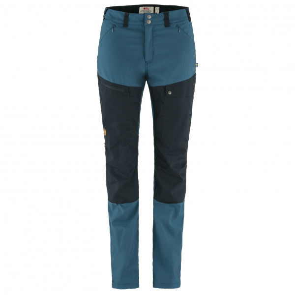 Fjällräven - Women's Abisko Midsummer Trousers - Trekkinghose Gr 36 - Regular - Fixed Length blau von Fjällräven