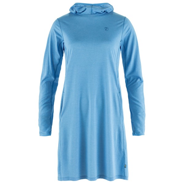 Fjällräven - Women's Abisko Sun-Hoodie Dress - Kleid Gr L blau von Fjällräven