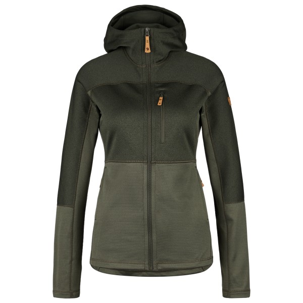 Fjällräven - Women's Abisko Trail Fleece - Fleecejacke Gr L;M;S;XL;XS;XXS grün/oliv;oliv;schwarz von Fjällräven