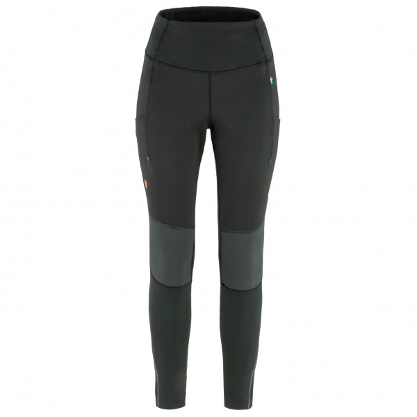 Fjällräven - Women's Abisko Värm Trekking Tights - Leggings Gr L schwarz von Fjällräven