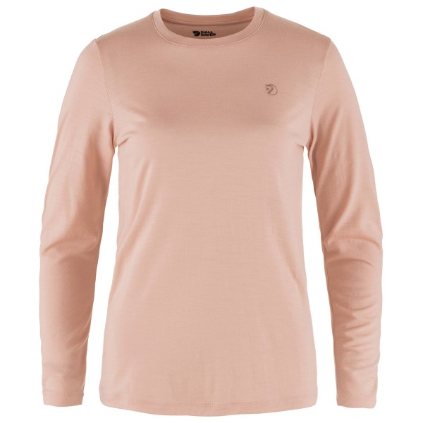 Fjällräven - Women's Abisko Wool L/S - Merinolongsleeve Gr XS rosa von Fjällräven