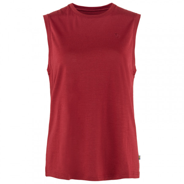 Fjällräven - Women's Abisko Wool Tank Top - Merinoshirt Gr L;S;XL;XS;XXS rot von Fjällräven