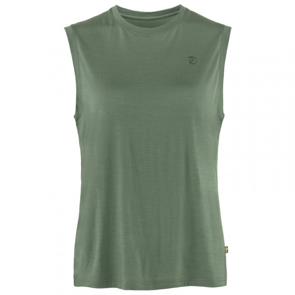 Fjällräven - Women's Abisko Wool Tank Top - Merinoshirt Gr S oliv von Fjällräven