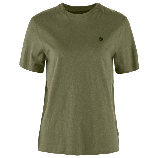 Fjällräven - Women's Hemp Blend T-Shirt - T-Shirt Gr M oliv von Fjällräven