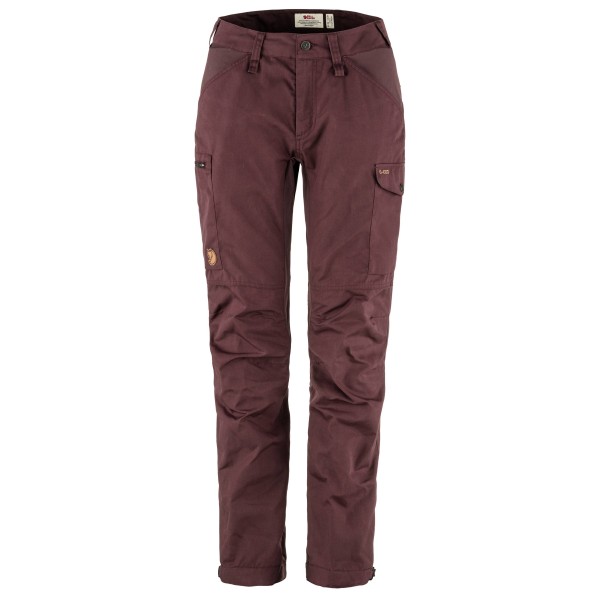 Fjällräven - Women's Kaipak Trousers Curved - Trekkinghose Gr 38 - Fixed Length braun von Fjällräven