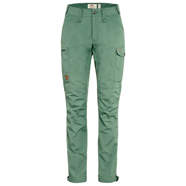 Fjällräven - Women's Kaipak Trousers Curved - Trekkinghose Gr 38 - Fixed Length grün von Fjällräven