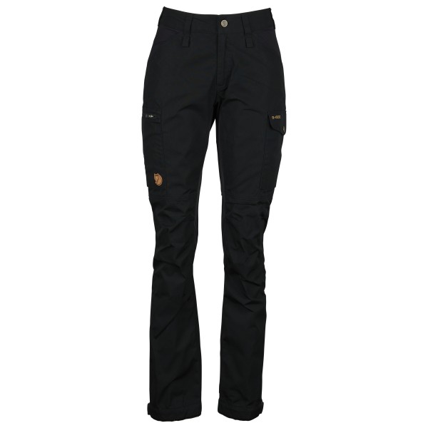 Fjällräven - Women's Kaipak Trousers Curved - Trekkinghose Gr 44 - Fixed Length schwarz von Fjällräven