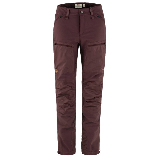 Fjällräven - Women's Keb Agile Trousers - Trekkinghose Gr 36 - Short braun von Fjällräven