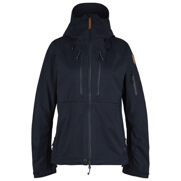 Fjällräven - Women's Keb Eco-Shell Jacket - Regenjacke Gr L blau von Fjällräven