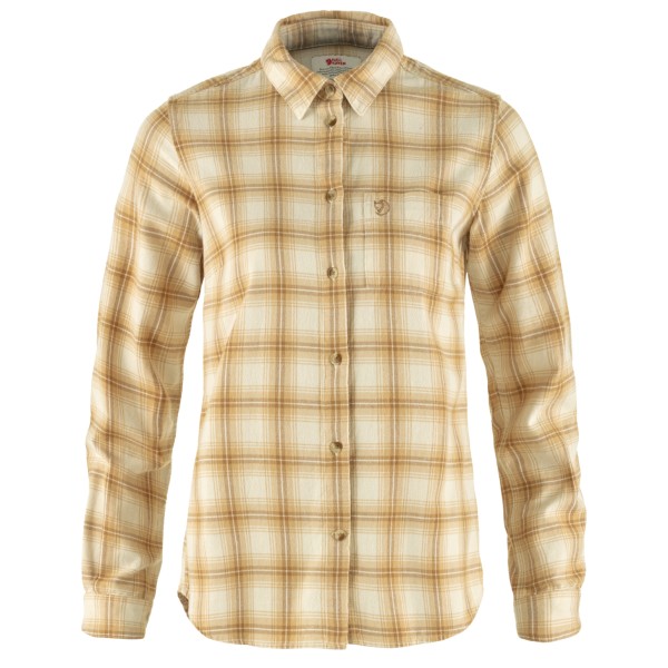 Fjällräven - Women's Övik Flannel Shirt - Hemd Gr L;M;S;XL;XS beige;blau;oliv;rot von Fjällräven