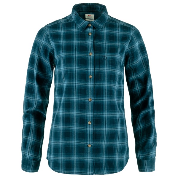 Fjällräven - Women's Övik Flannel Shirt - Hemd Gr L blau von Fjällräven