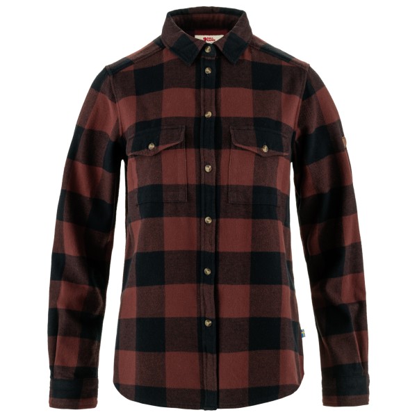 Fjällräven - Women's Övik Heavy Flannel Shirt - Hemd Gr M schwarz von Fjällräven