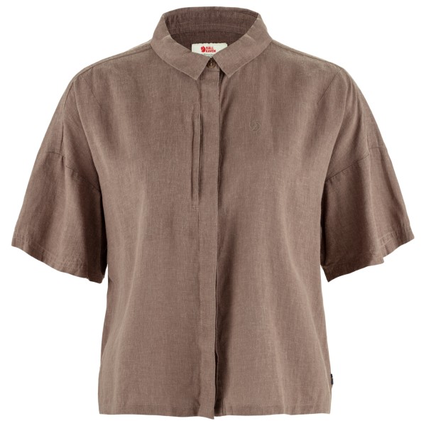 Fjällräven - Women's Övik Hemp Camp Shirt S/S - Hemd Gr XS braun von Fjällräven