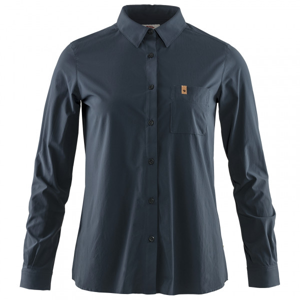 Fjällräven - Women's Övik Lite Shirt L/S - Bluse Gr S blau Fjällräven - Women's Övik Lite Shirt L/S - Bluse Gr S blau von Fjällräven