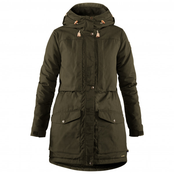 Fjällräven - Women's Singi Wool Padded Parka - Mantel Gr XS oliv von Fjällräven