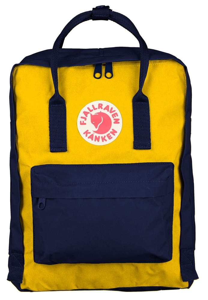 Kånken - Rucksack in Navy / Warm Yellow von Fjällräven