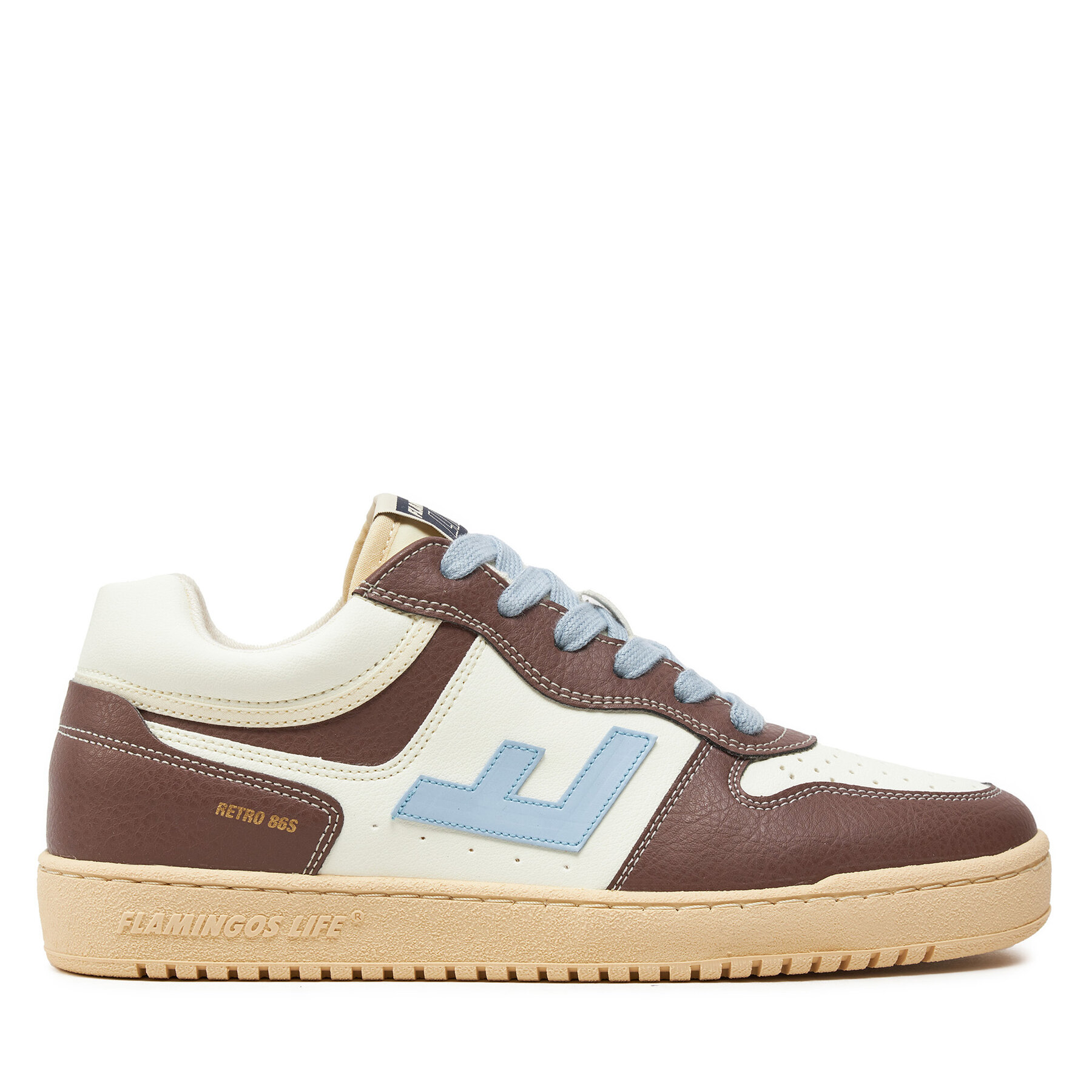 Sneakers Flamingos Life Retro 86s R8tausky Braun Sneakers Flamingos Life Retro 86s R8tausky Braun von Flamingos Life