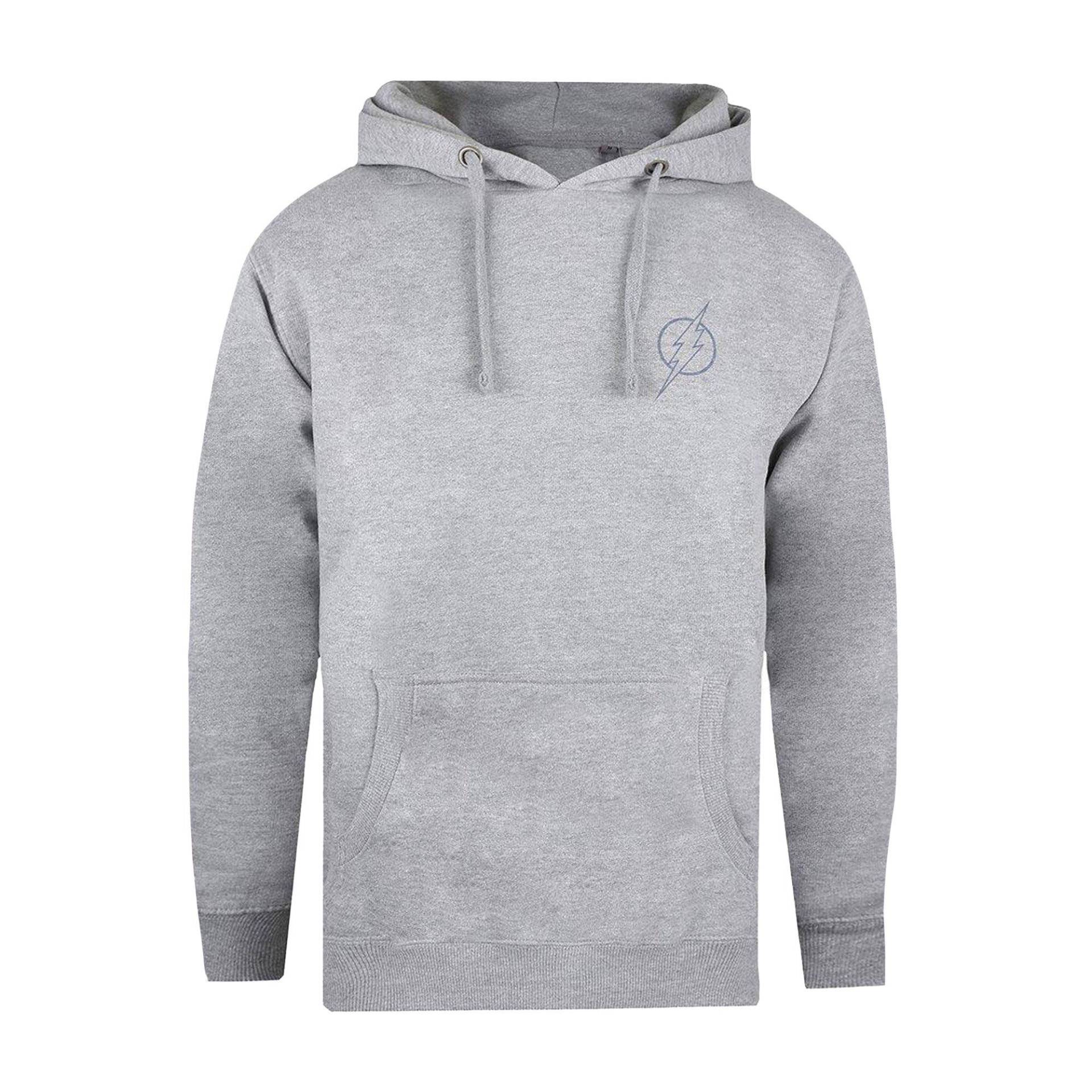 Kapuzenpullover Herren Grau L von Flash