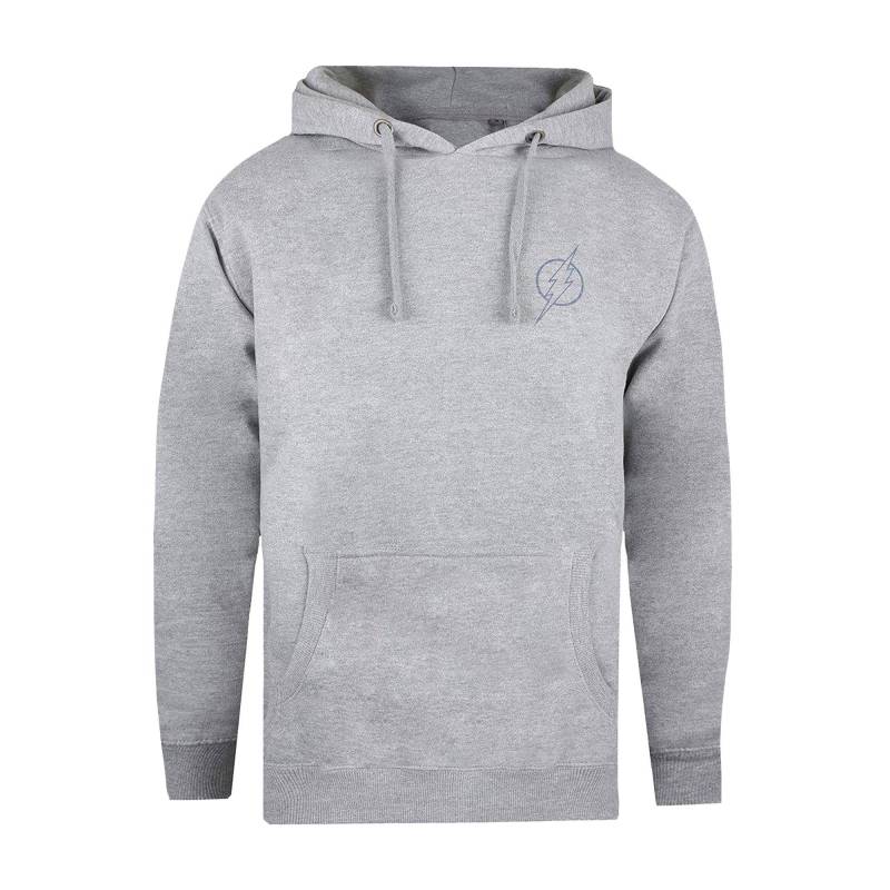 Kapuzenpullover Herren Grau L von Flash