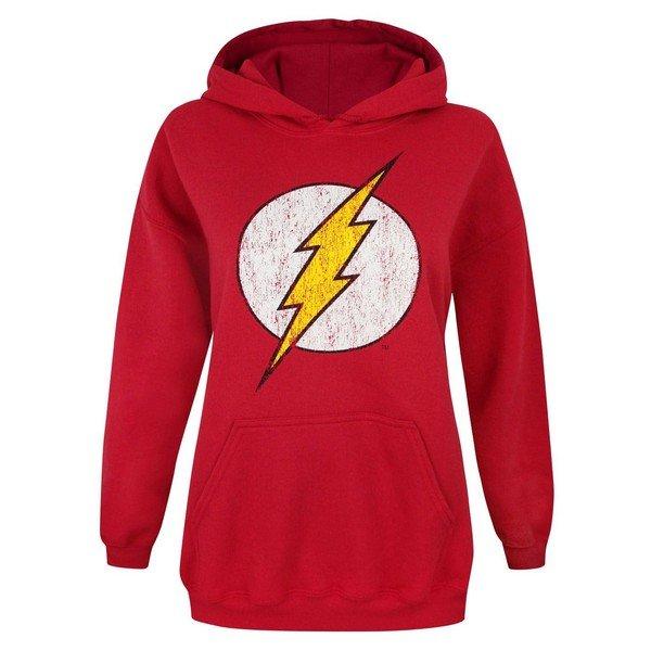 Flash - Kapuzenpullover mit Logo im UsedLook, für Herren, Rot Bunt, Größe 3XL von Flash