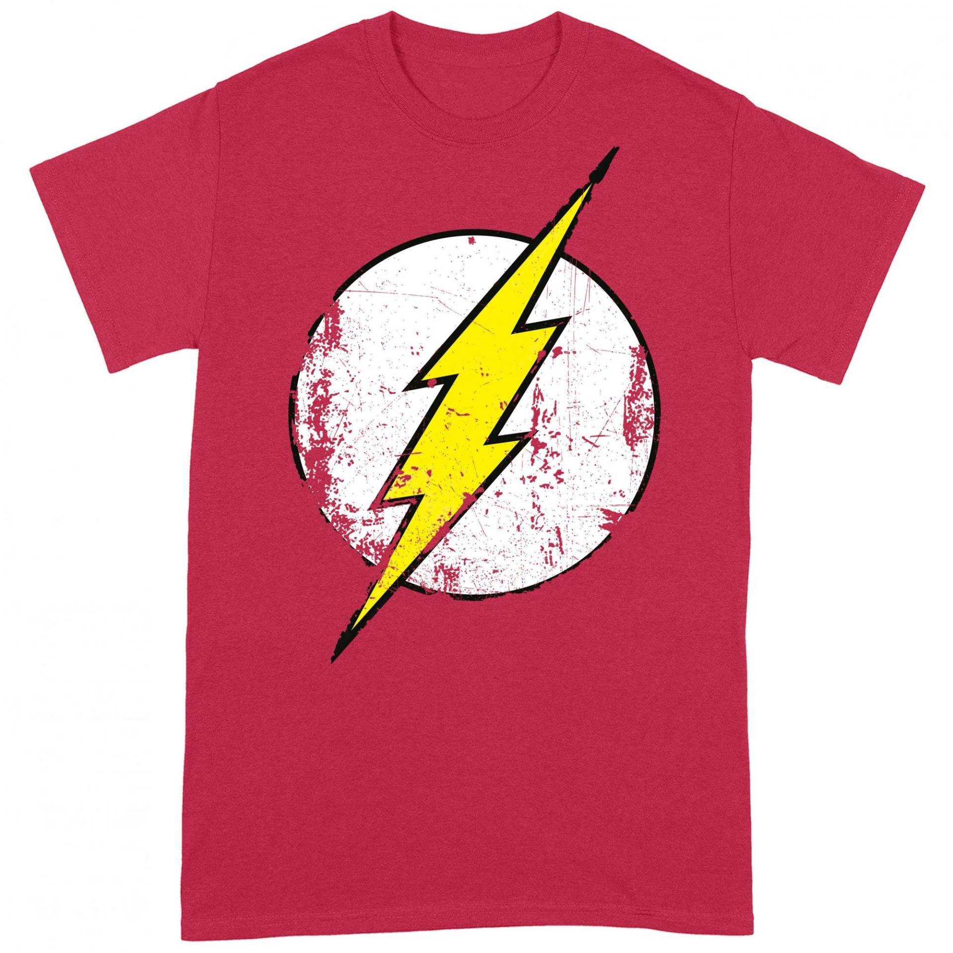 Flash - TShirt, für Herren, Rot Bunt, Größe L von Flash