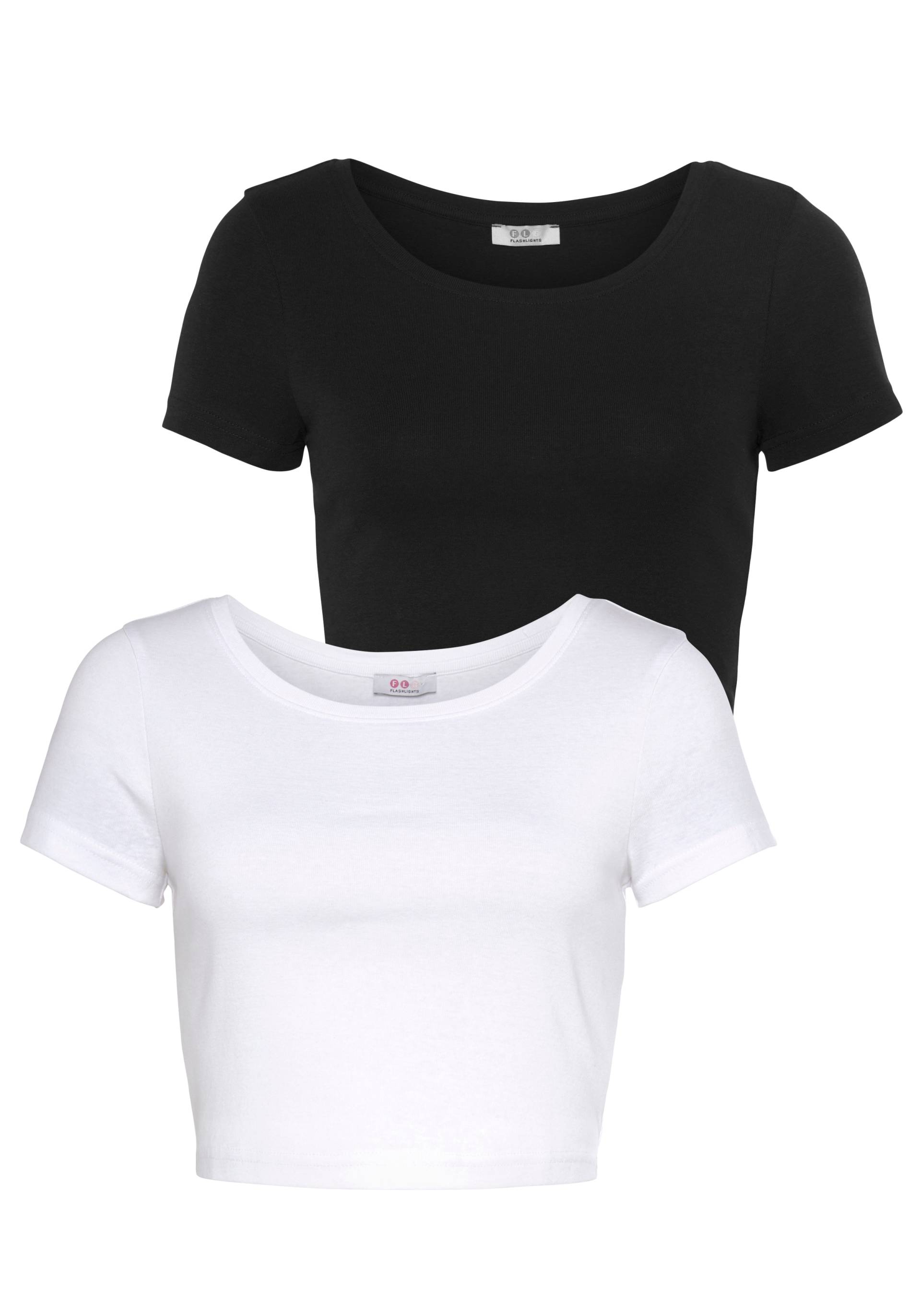 Flashlights Kurzarmshirt, kurzärmelig, aus Baumwolle, Feinrippstoff, im praktischen Pack Flashlights Kurzarmshirt, kurzärmelig, aus Baumwolle, Feinrippstoff, im praktischen Pack von Flashlights