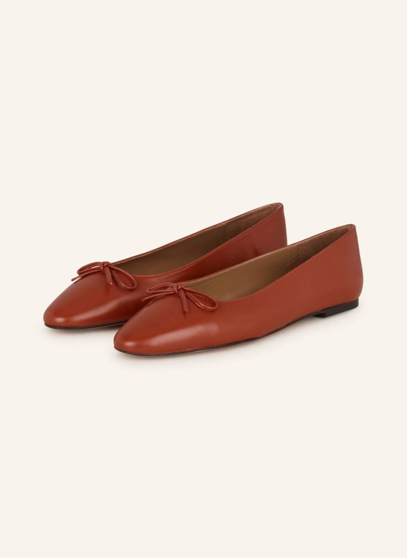 Flattered Ballerinas Bodil rot von Flattered