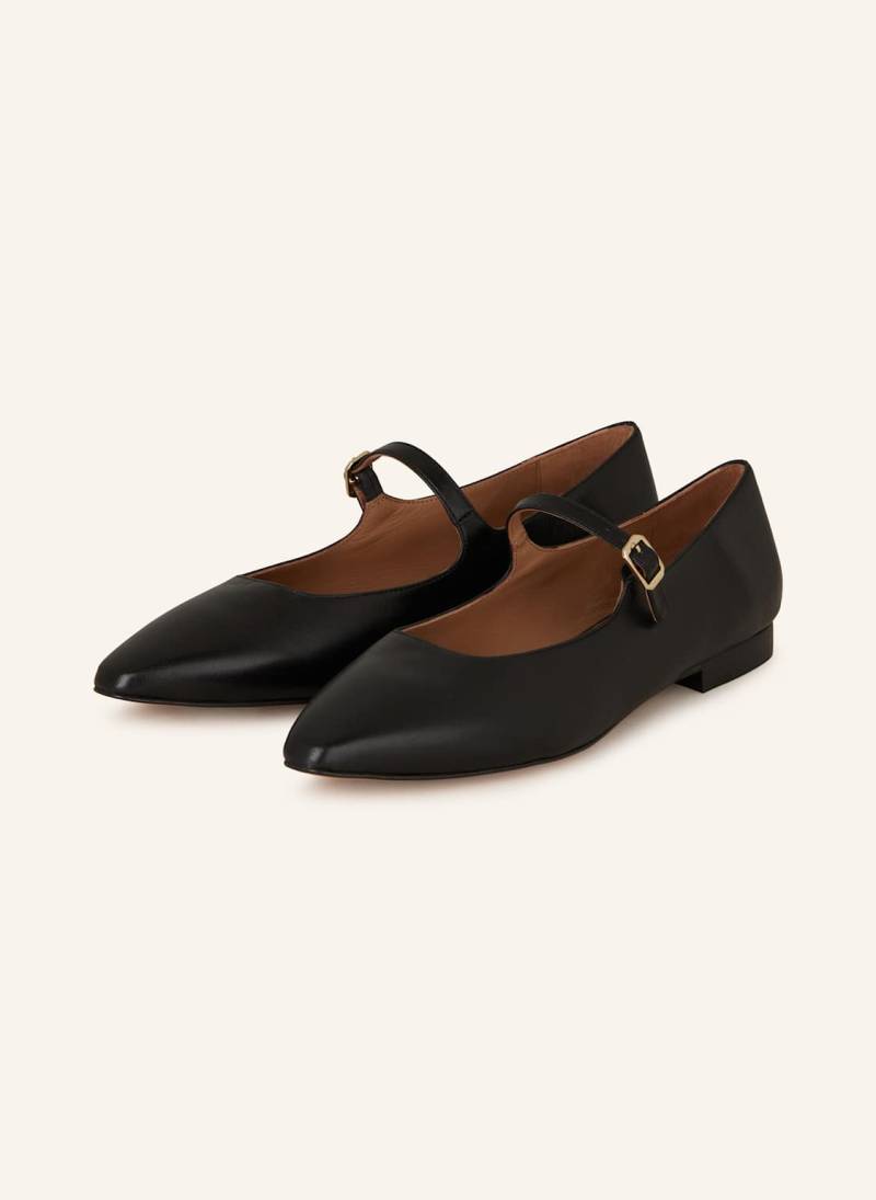 Flattered Mary-Jane-Ballerinas Camila schwarz von Flattered