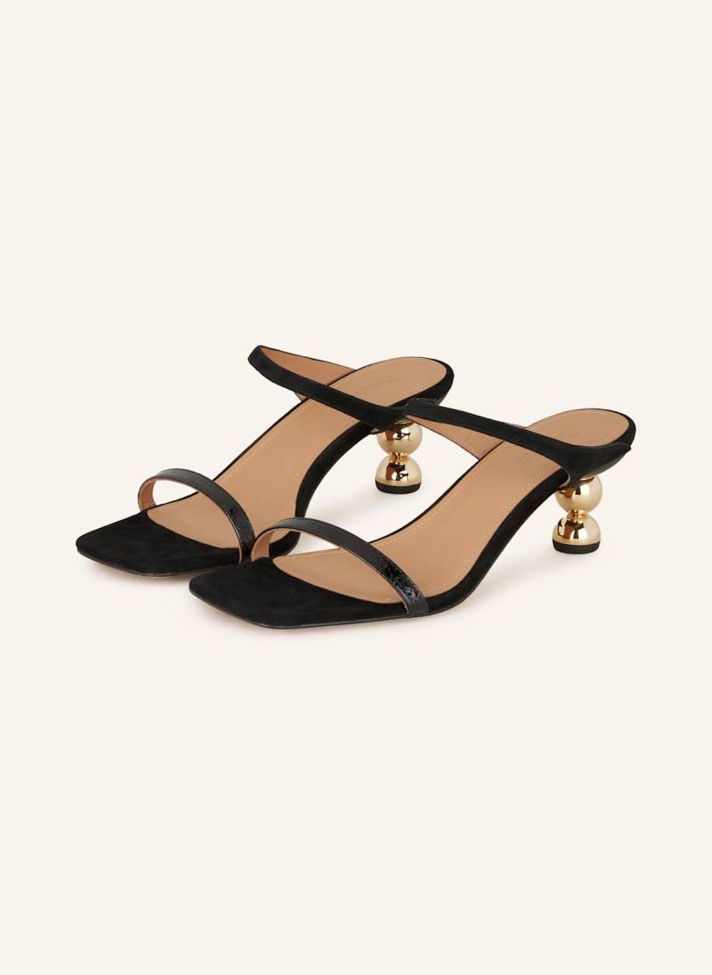 Flattered Mules Ali schwarz von Flattered