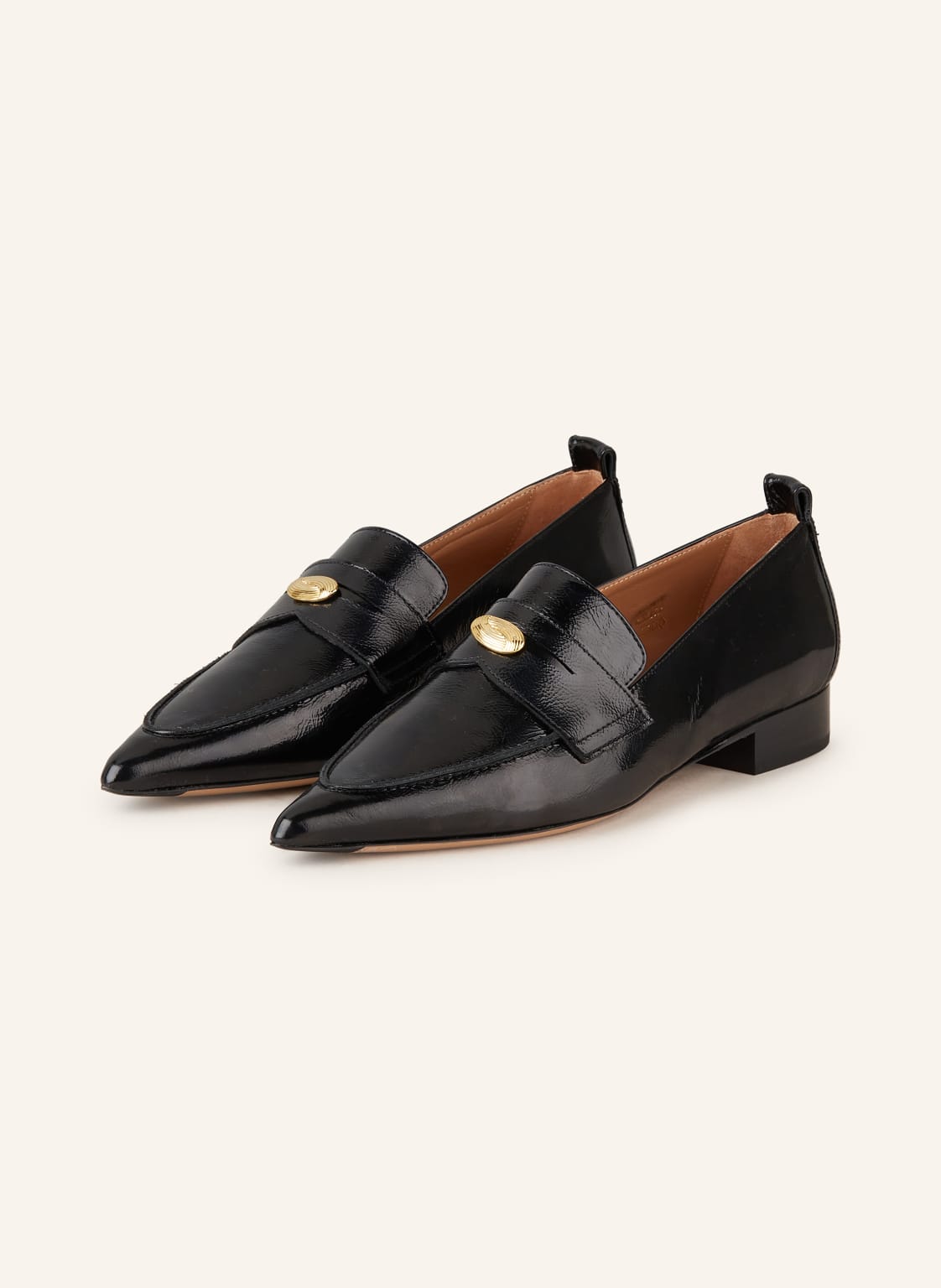 Flattered Penny-Loafer schwarz von Flattered