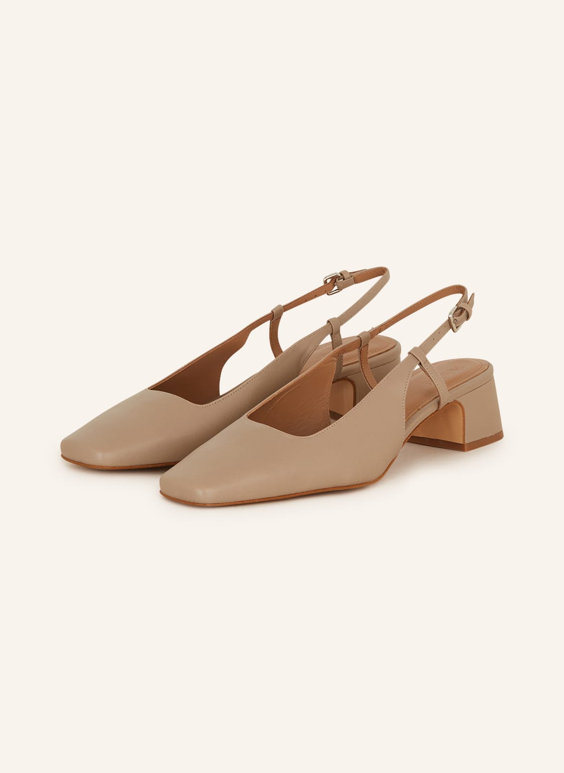 Flattered Slingpumps Elin beige von Flattered