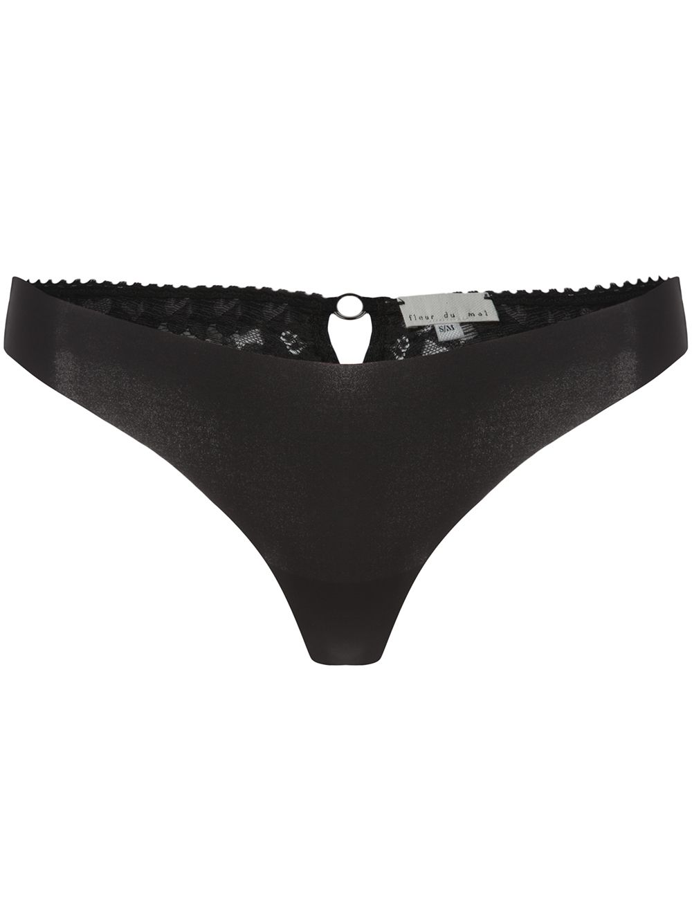 Fleur Du Mal Charlotte seamless thong - Black von Fleur Du Mal