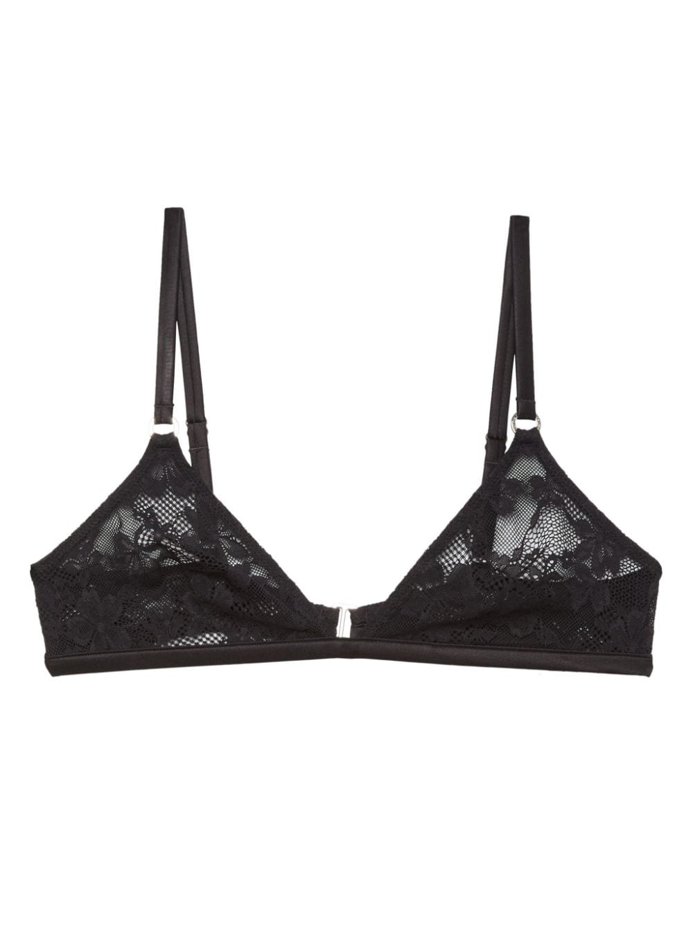 Fleur Du Mal Le Stretch lace triangle bra - Black von Fleur Du Mal