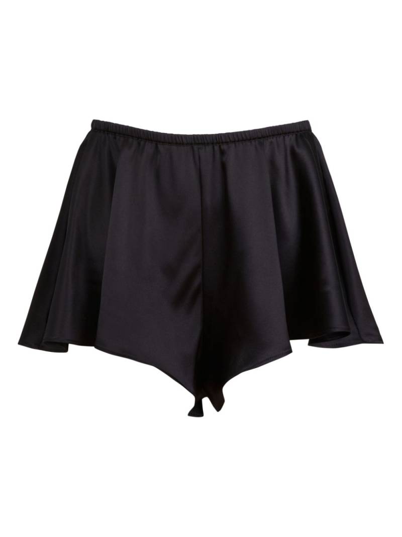 Fleur Du Mal Luxe Flutter shorts - Black von Fleur Du Mal