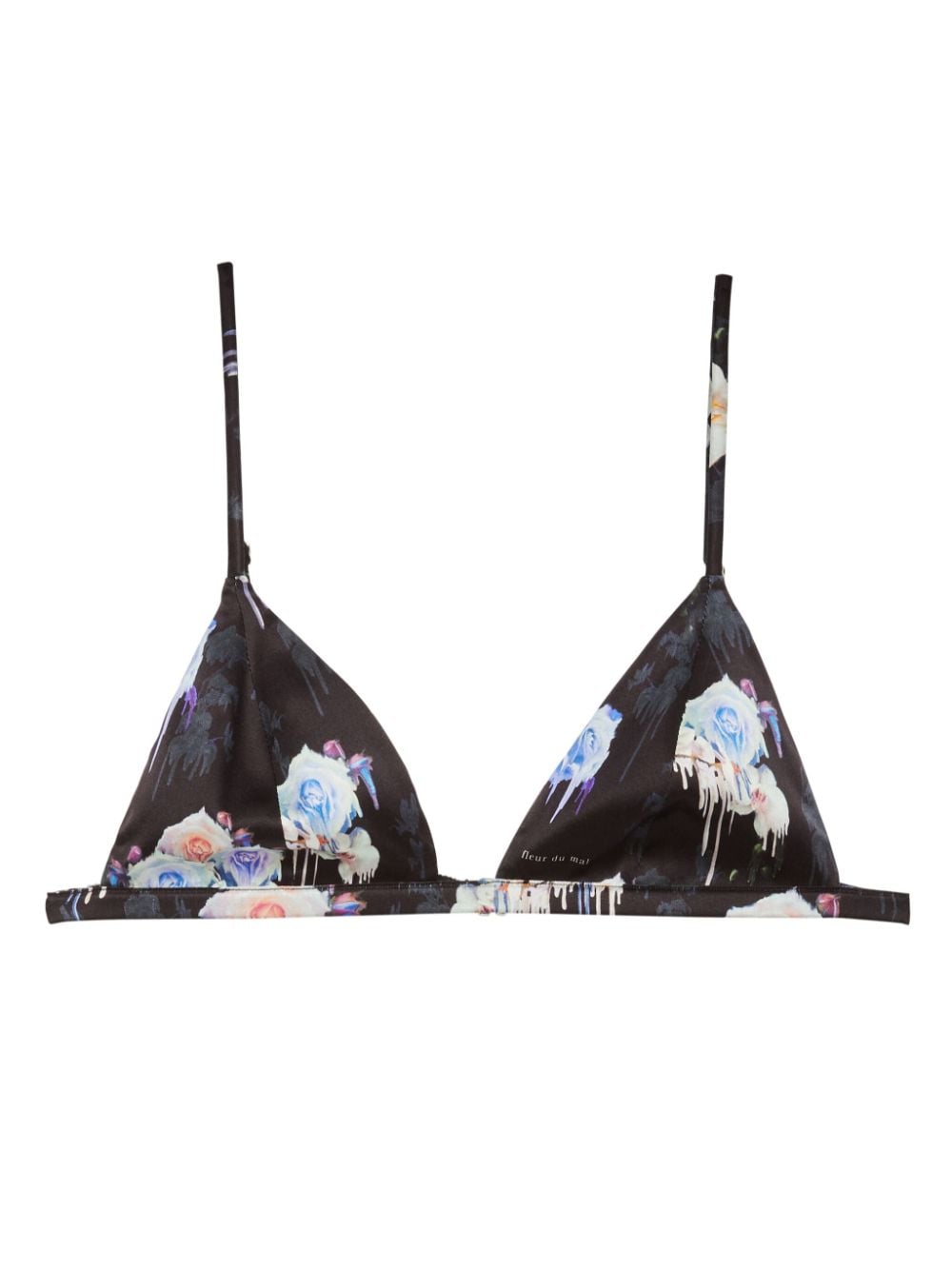 Fleur Du Mal Luxe triangle bra - Black von Fleur Du Mal