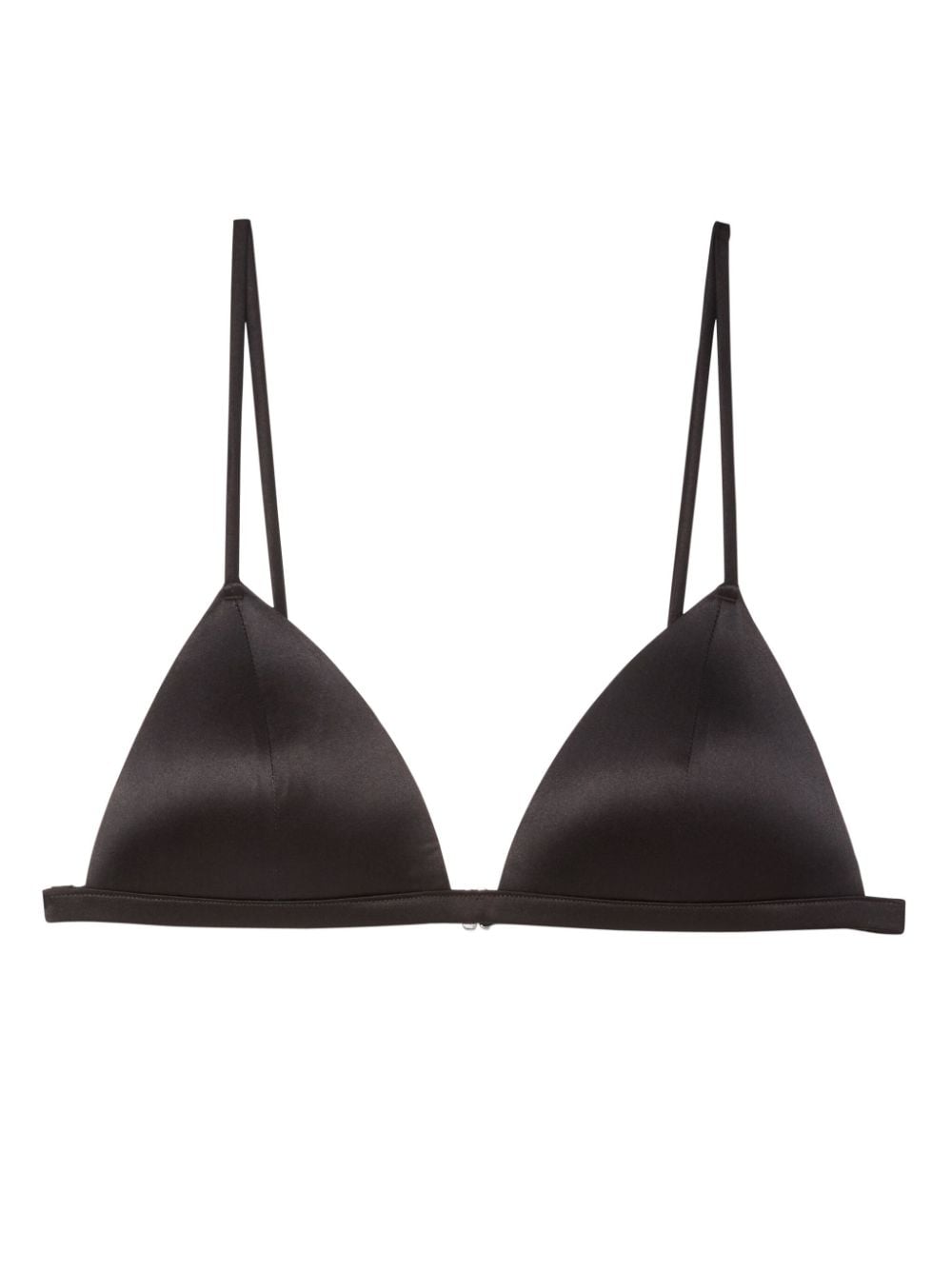 Fleur Du Mal Molded Luxe triangle bra - Black von Fleur Du Mal