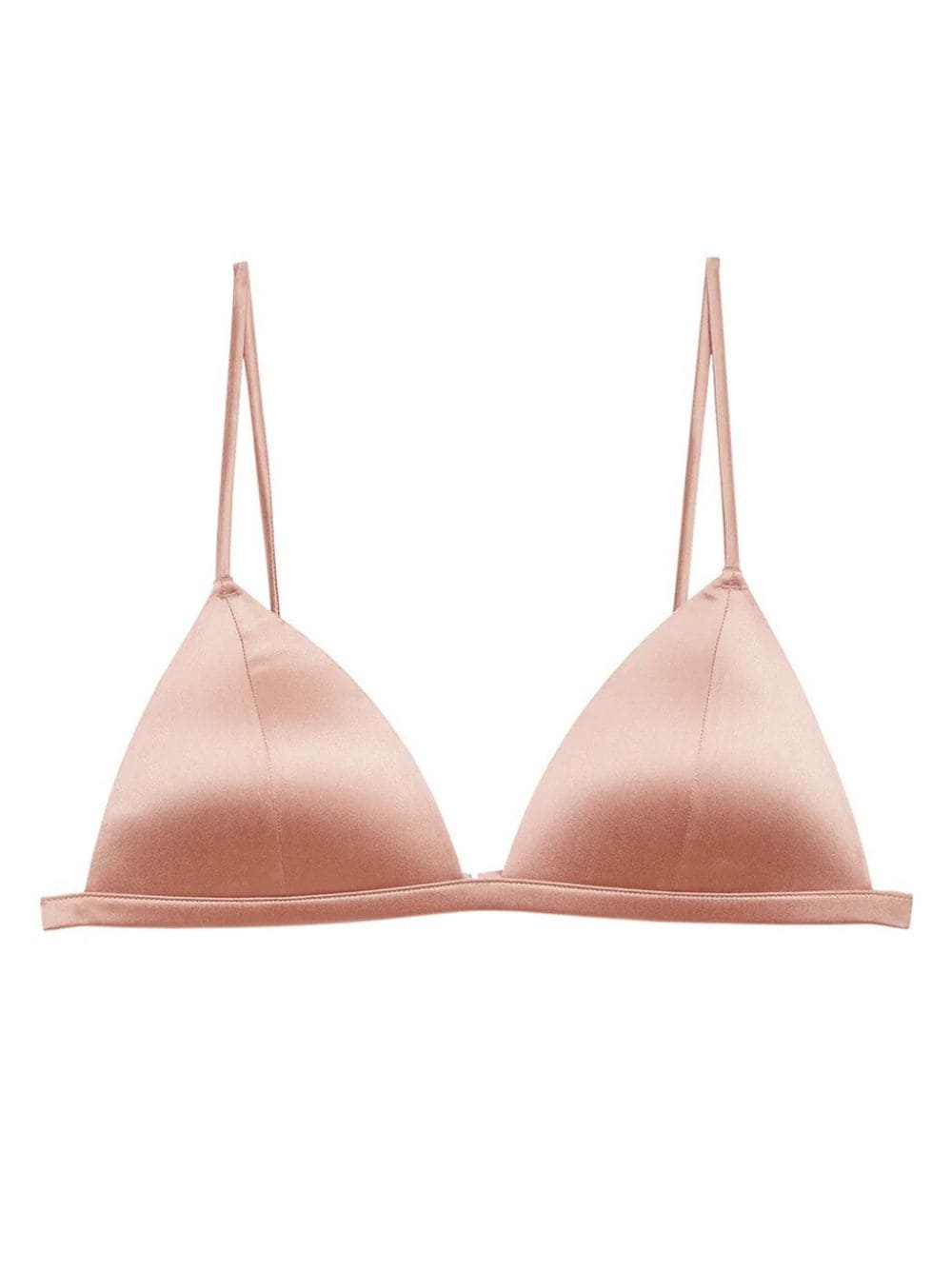 Fleur Du Mal Molded Luxe triangle bra - Pink von Fleur Du Mal