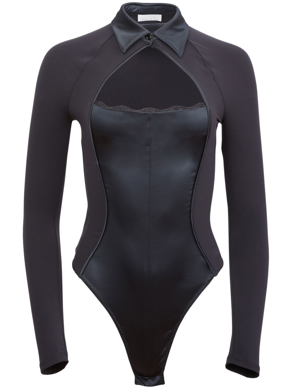 Fleur Du Mal cut out-detail bodysuit - Black von Fleur Du Mal