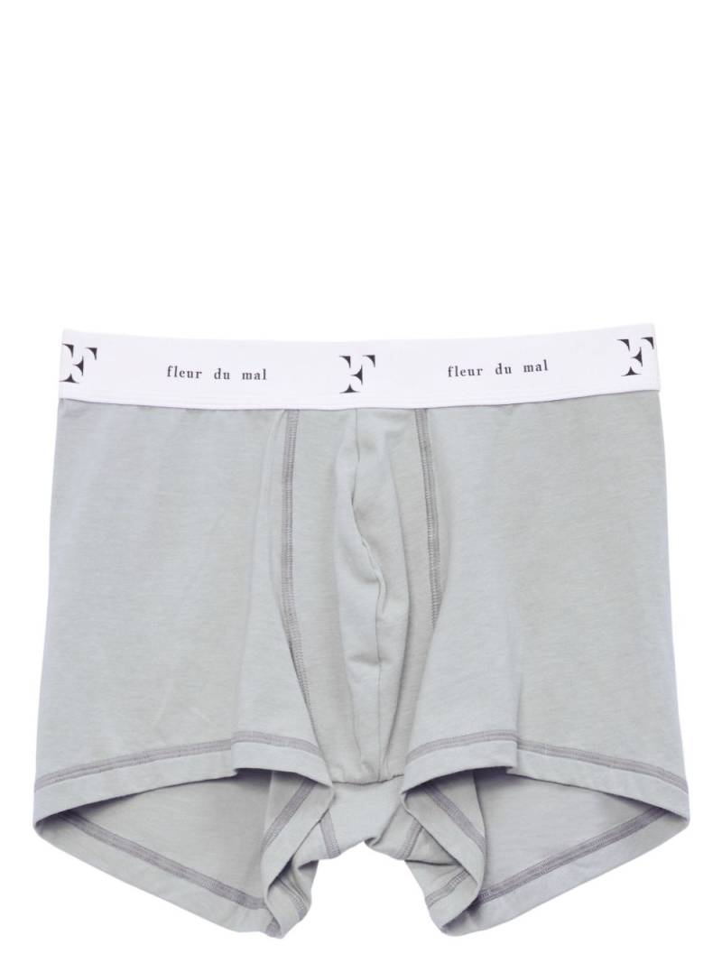 Fleur Du Mal logo-waistband boxers - Grey von Fleur Du Mal