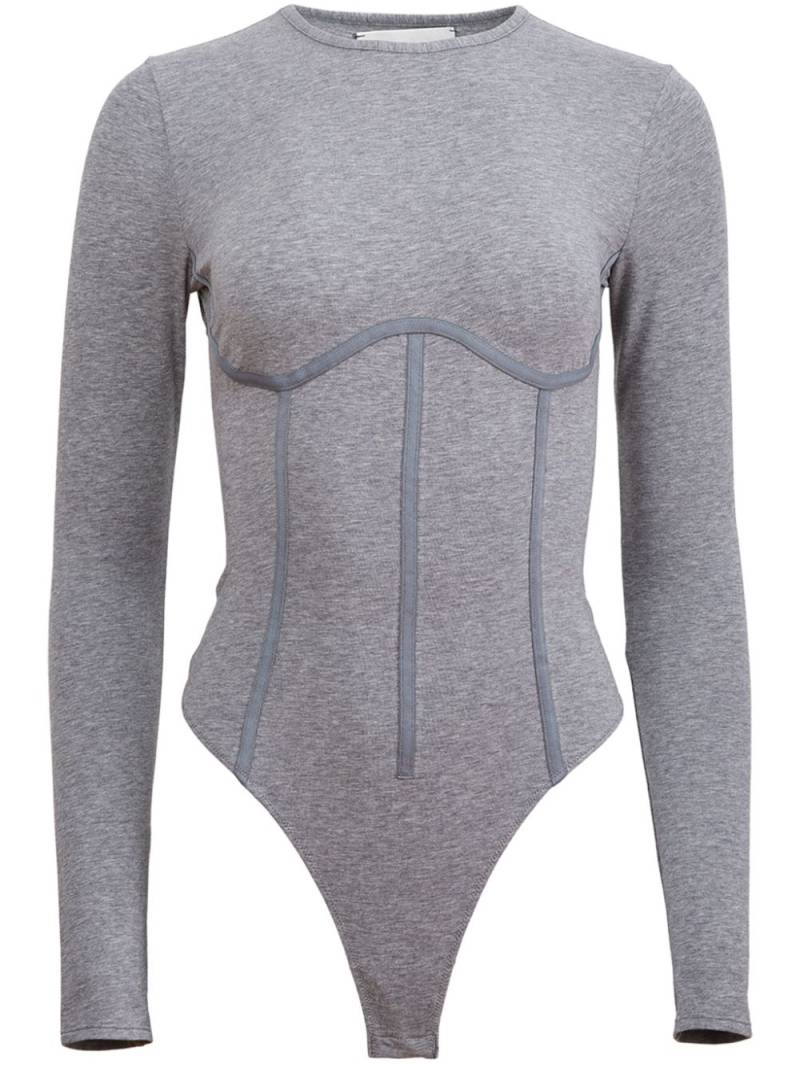 Fleur Du Mal panelled bodysuit - Grey von Fleur Du Mal