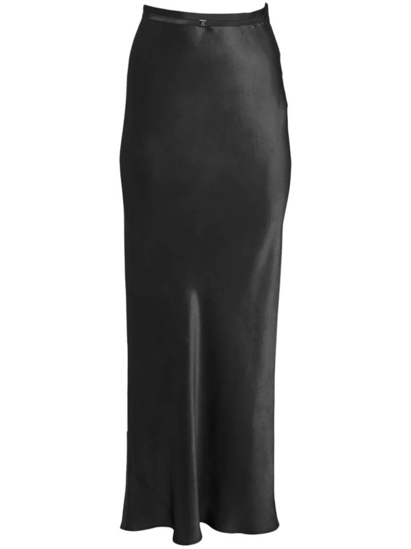 Fleur Du Mal silk bias skirt - Black von Fleur Du Mal